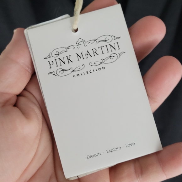 PINK MARTINI | The Joey Tunic sheer button front gathered sleeve top - Picture 7 of 8